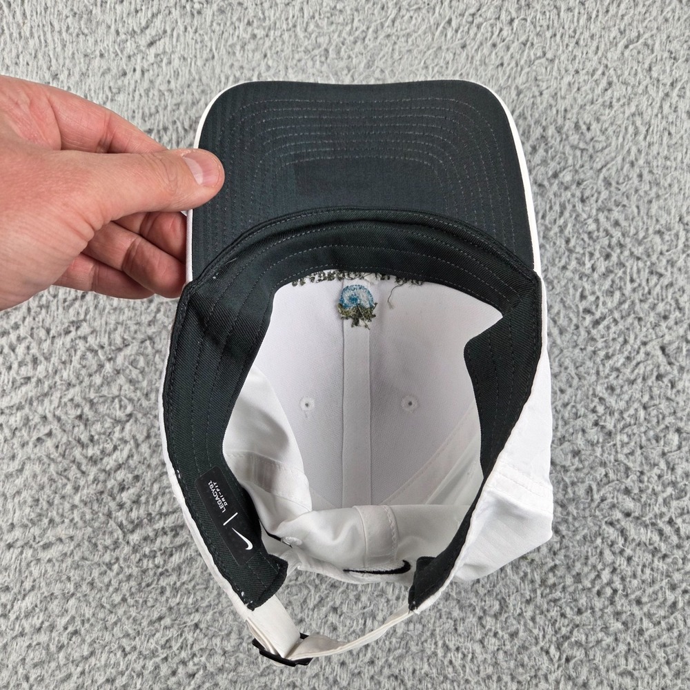 Seabrook Island Club Nike‎ Lightweight White Adjustable Baseball Cap Hat - Picture 8 of 10